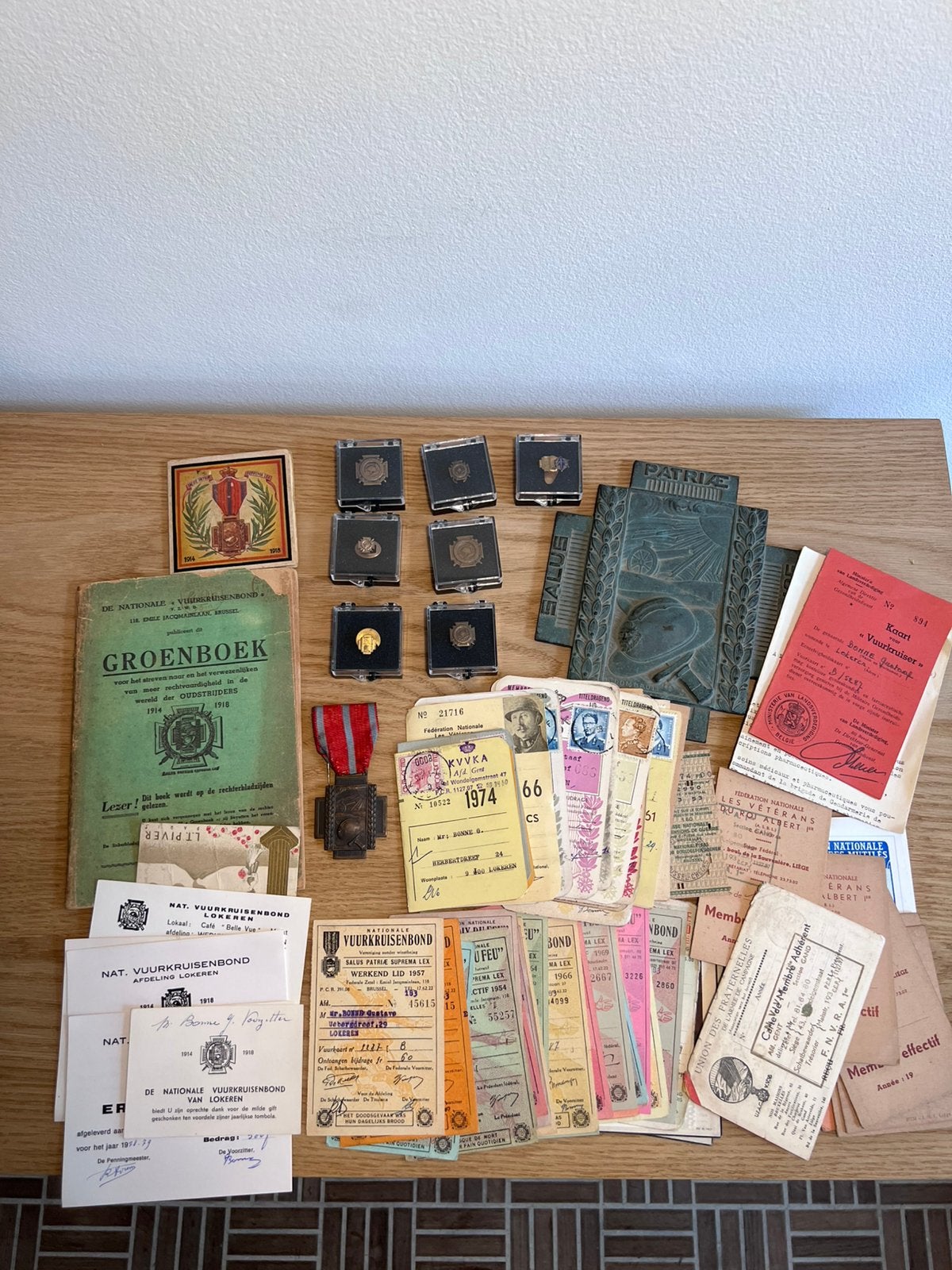 Collectie vuurkruis wo1, Ophalen of Verzenden