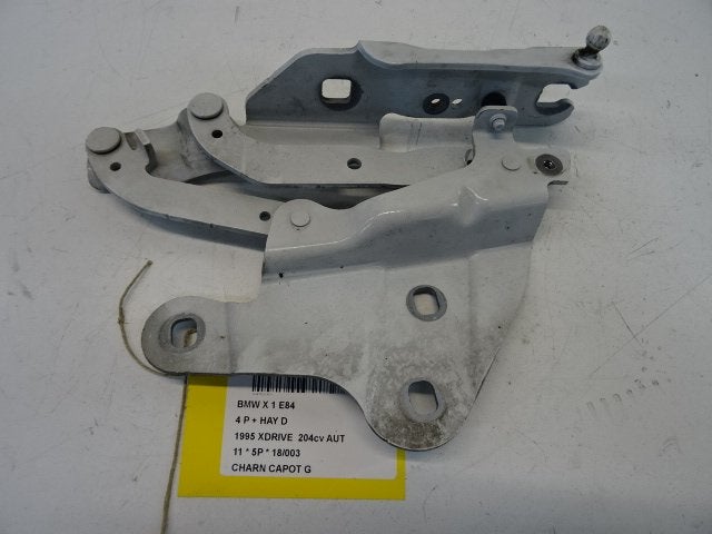 CHARNIERE DE CAPOT GAUCHE BMW X1 (E84) (01-2009/06-2015), Autos : Pièces & Accessoires, Utilisé, BMW
