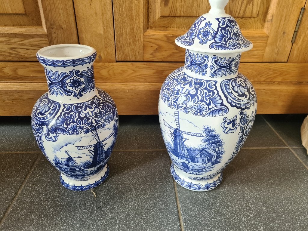 delfts blauw 3 stuks 1 zonder stempel, Enlèvement