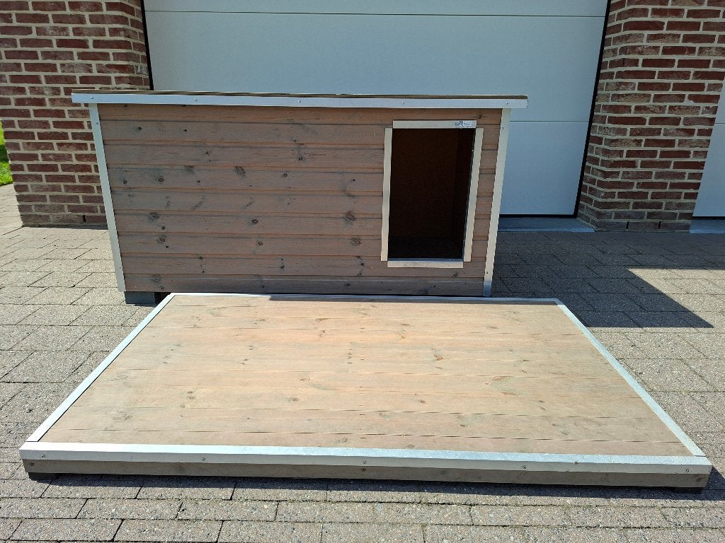 Slaaphok voor honden met ligplank, Dieren en Toebehoren, Ophalen, 110 cm of meer, 65 tot 100 cm, Hondenhok
