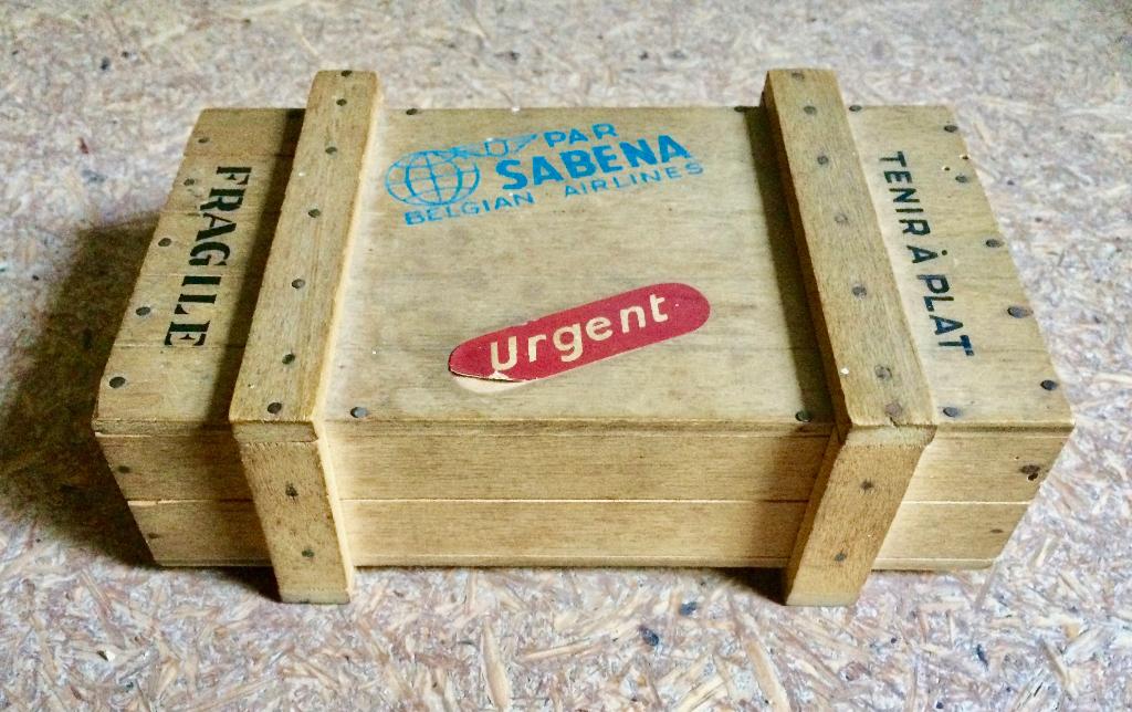 Sabena houten geheime doos, Verzamelen, Sabenasouvenirs, Ophalen of Verzenden, Gebruikt