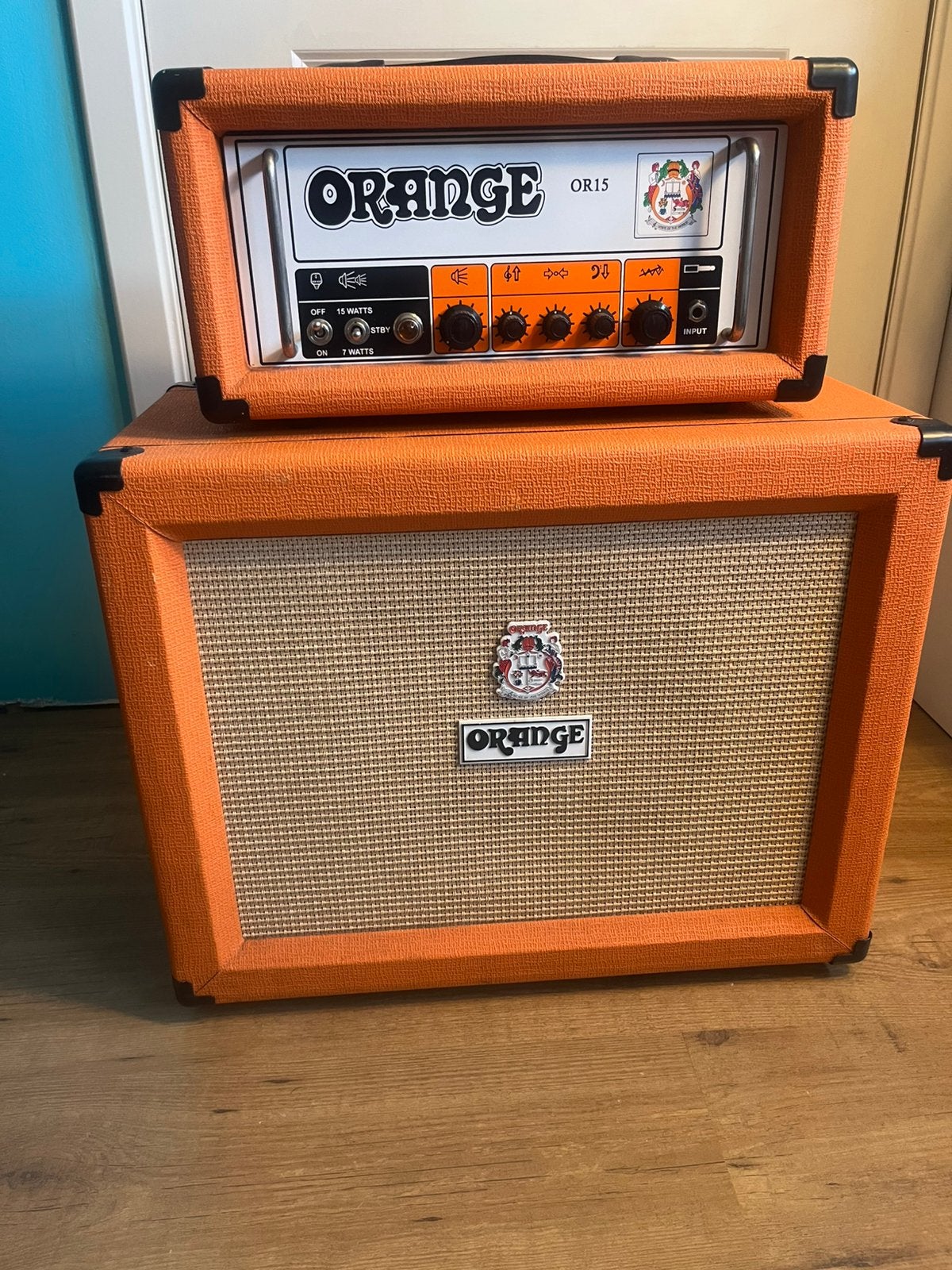 De Ultieme Rock-Stack: Orange OR15 Head + PPC112 Cabinet, Enlèvement, Utilisé, Guitare, Moins de 50 watts