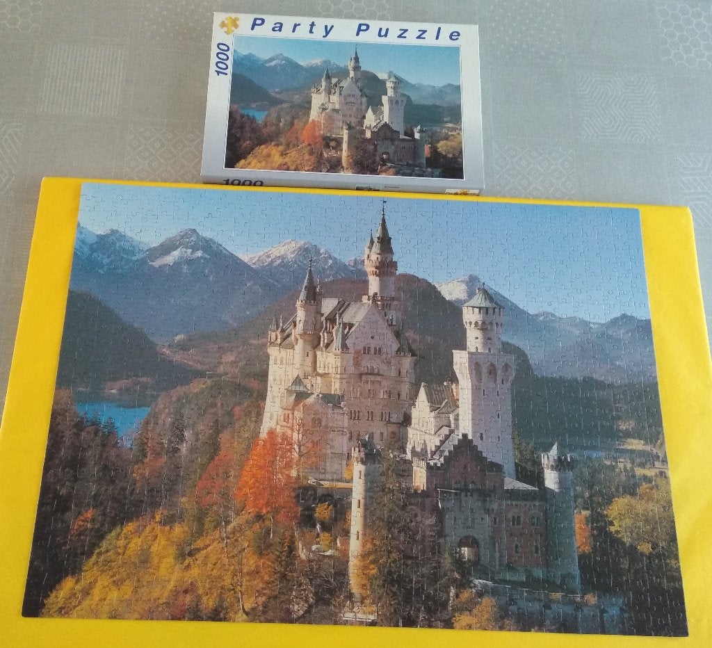 puzzel kasteel, Hobby en Vrije tijd, Ophalen of Verzenden, 500 t/m 1500 stukjes, Gebruikt, Legpuzzel