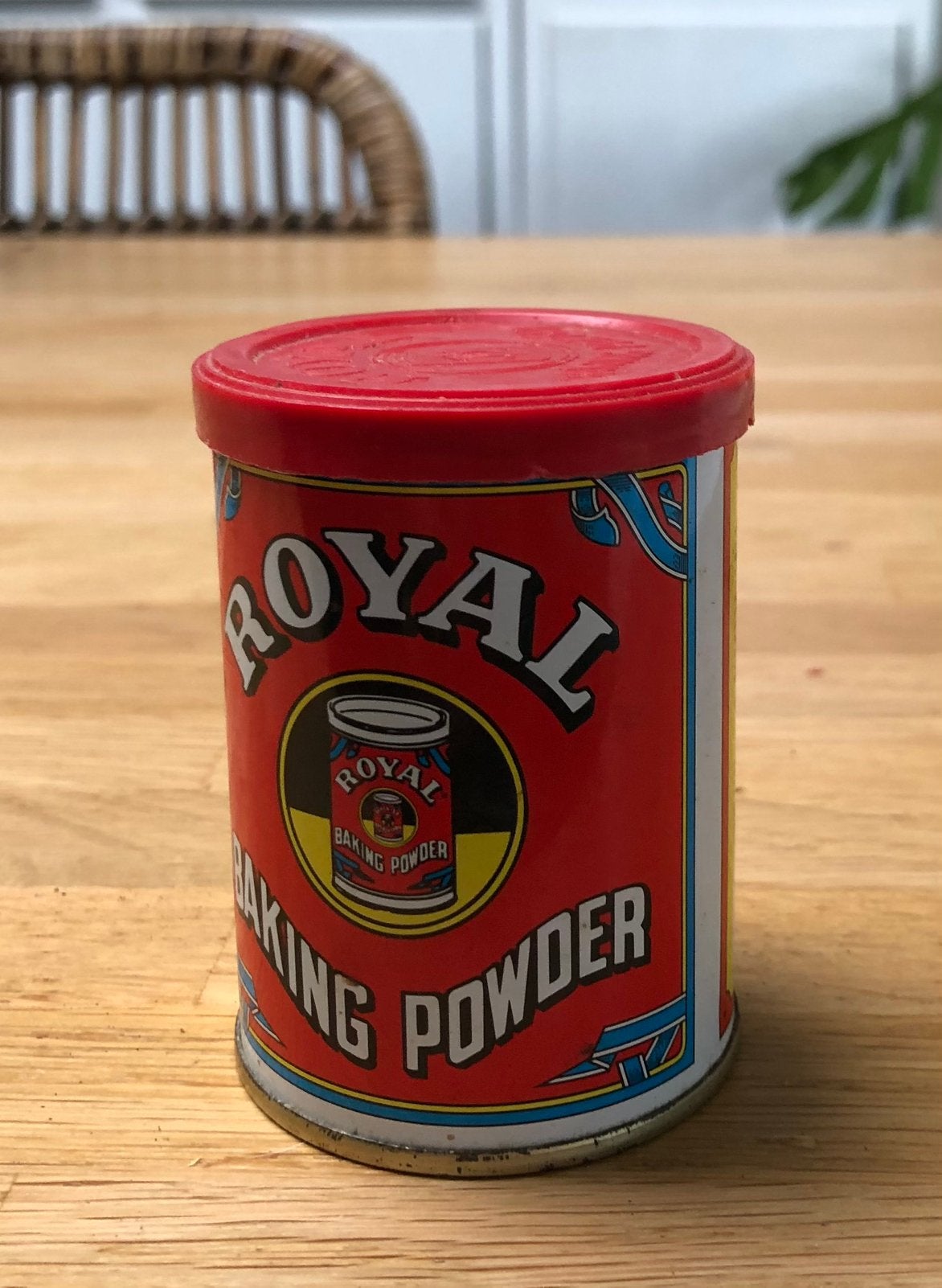 boîte en étain ronde Royal Baking Powder, Enlèvement ou Envoi, Utilisé