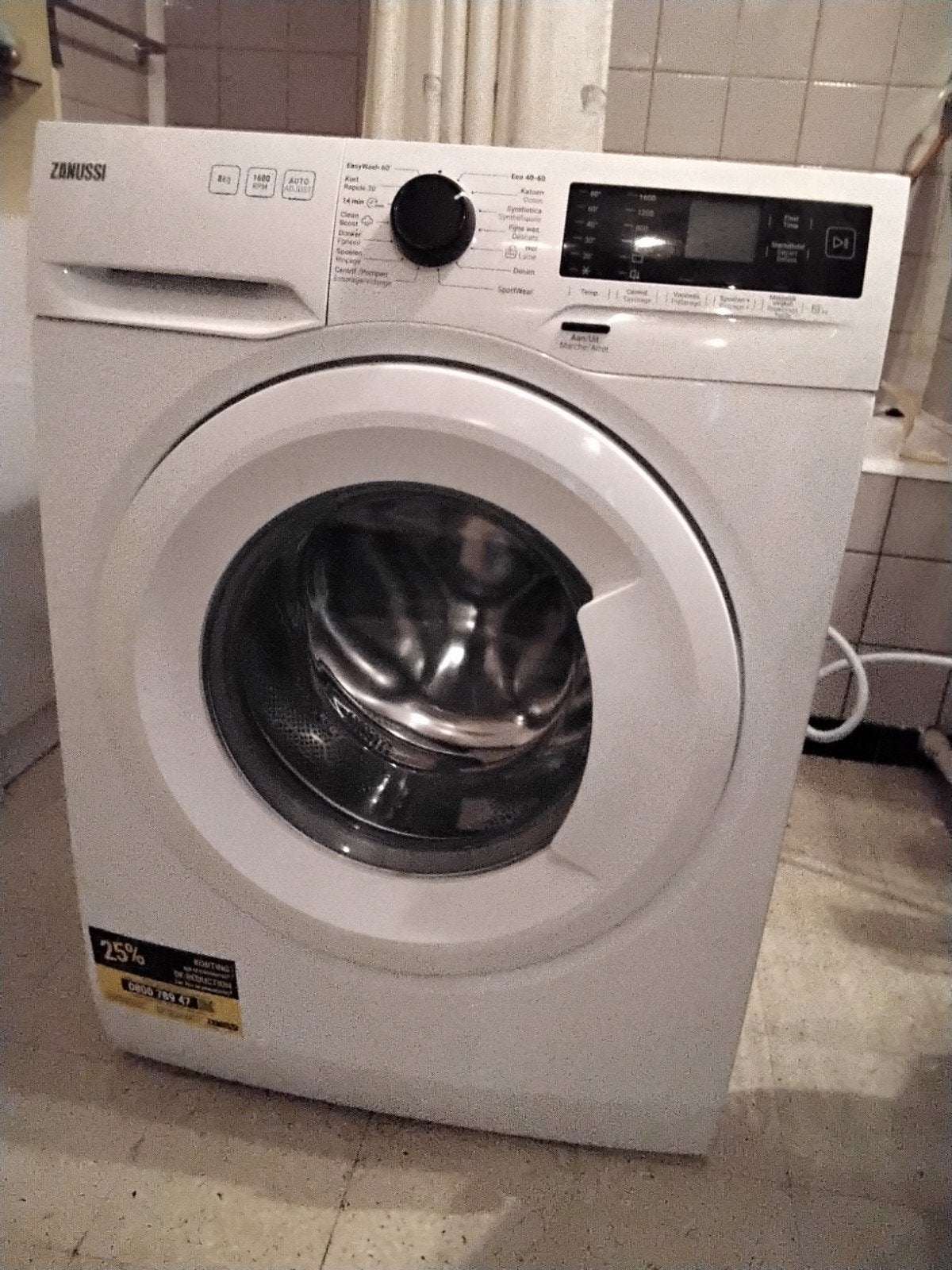 machine a laver ZANUSSI, Enlèvement