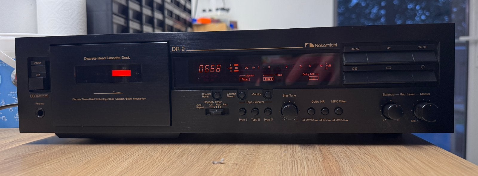 Nakamichi DR-2 3head Cassette Deck, Audio, Tv en Foto, Ophalen
