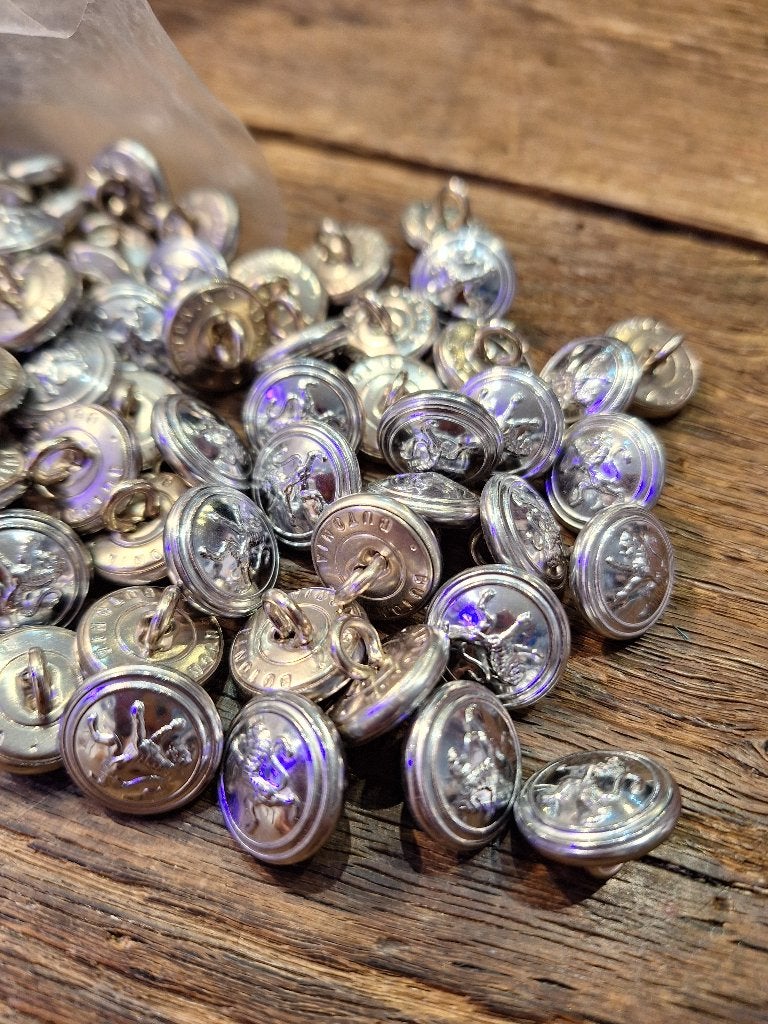 oude zilverkleurige knoop Belgische politie, voor 2001, Verzamelen, Ophalen of Verzenden, Overige soorten, Kleding of Schoenen