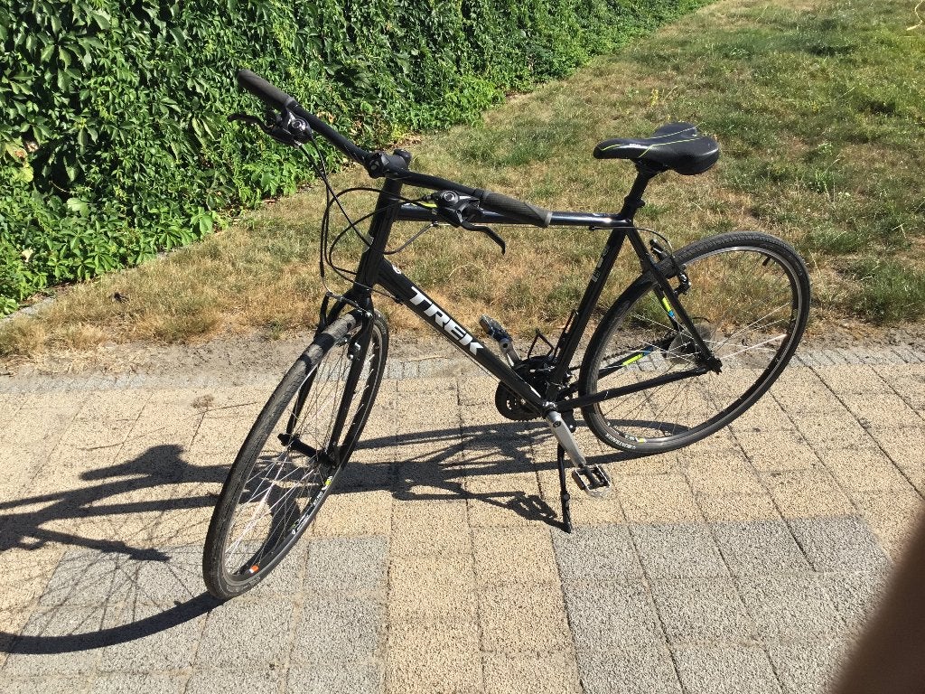 Fiets Trek mountenbike, Fietsen en Brommers, 28 inch, 10 tot 15 versnellingen, Velgrem, Zo goed als nieuw