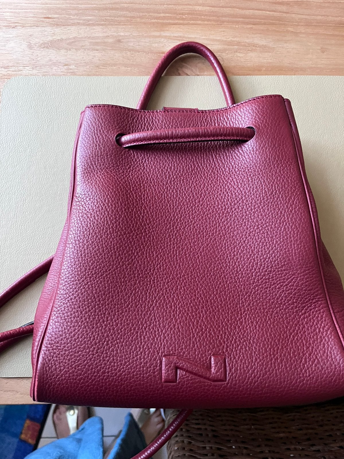 Sac Nathan, Bijoux, Sacs & Beauté, Enlèvement ou Envoi, Comme neuf, Rouge