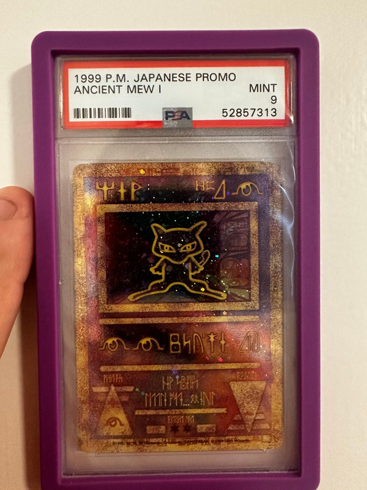 Psa9 corrected ancient mew, Verzenden, Zo goed als nieuw