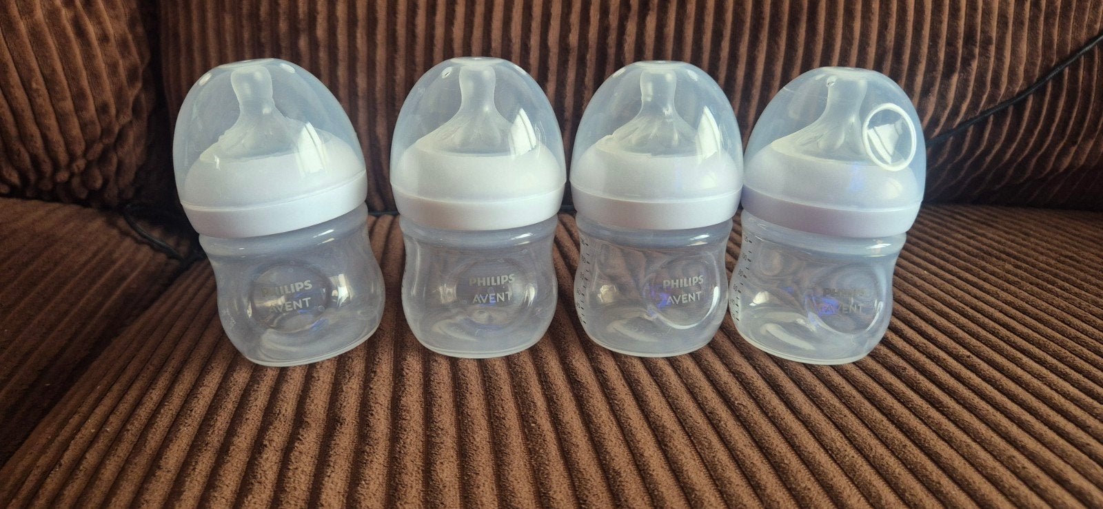 4 flesjes van avent, Ophalen