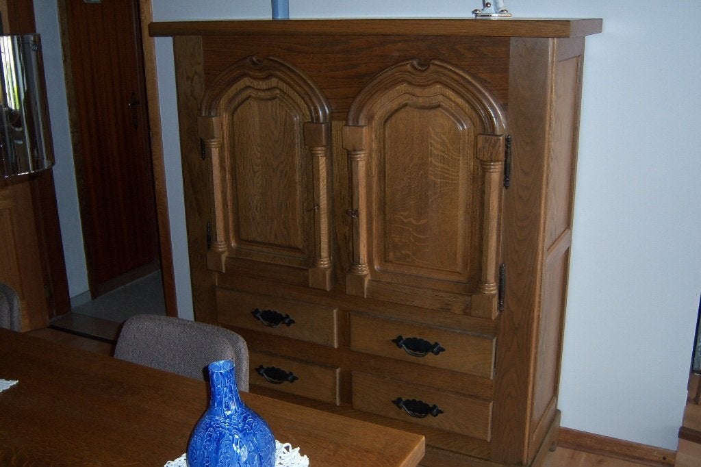 eetkamer kasten met tafel, Ophalen, Gebruikt, Rustiek
