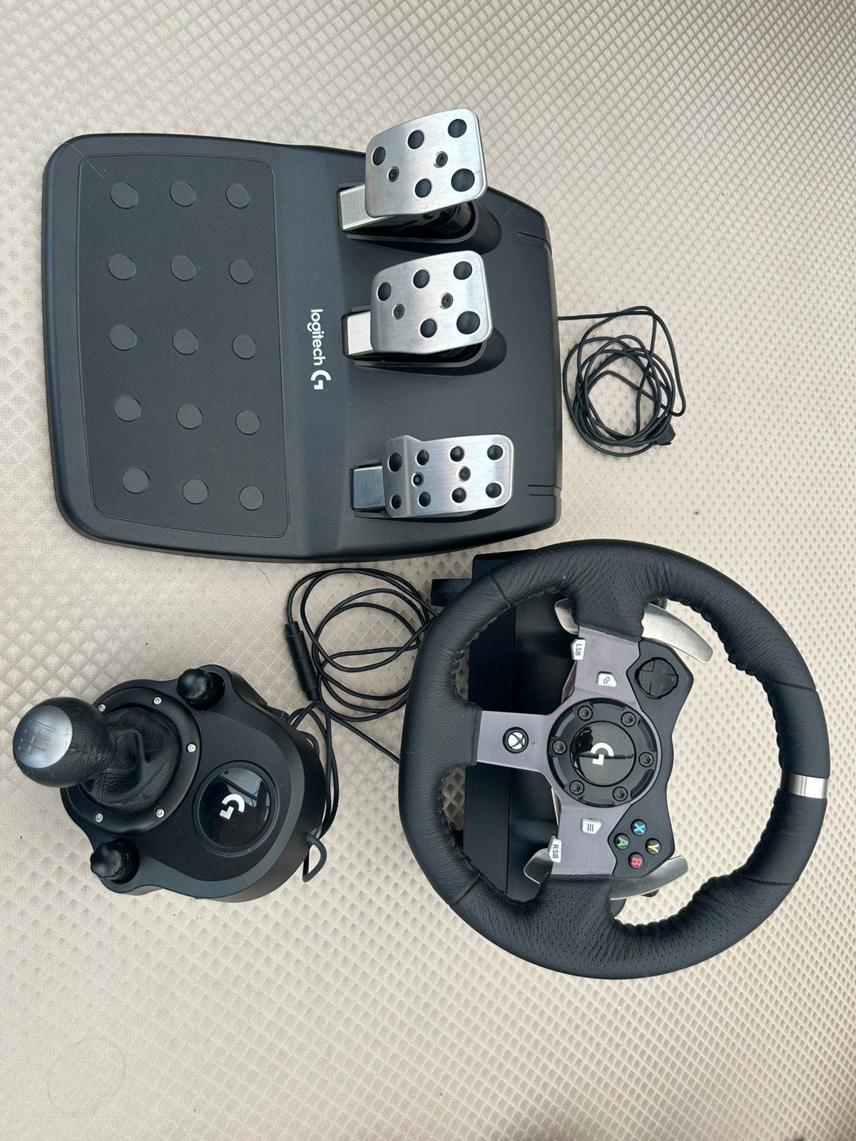 Logitec g920 stuur met pedallen + shifter, Ophalen, Gebruikt