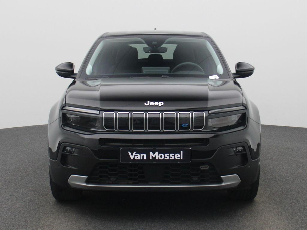 Jeep Avenger 54kWh 1st Edition, Auto's, Stof, Gebruikt, 334 min, Zwart