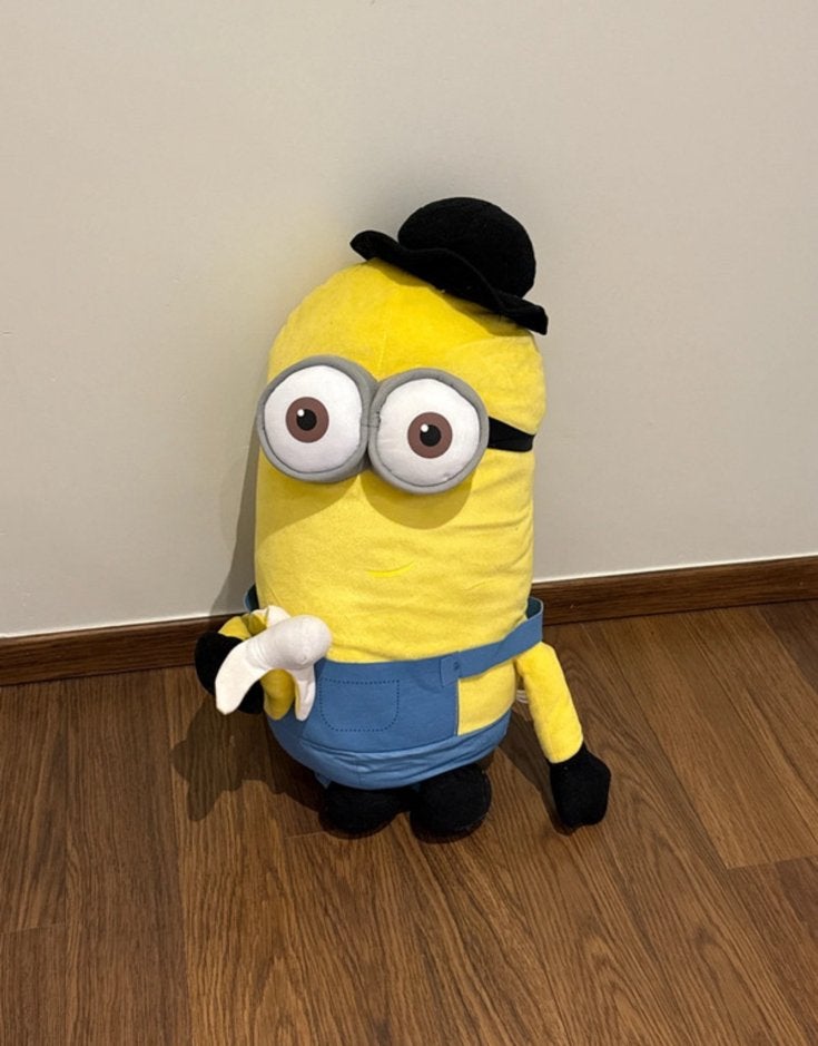 Minion knuffelbeer, Beer, Ophalen of Verzenden, Zo goed als nieuw, Middelgroot (20 tot 80 cm)