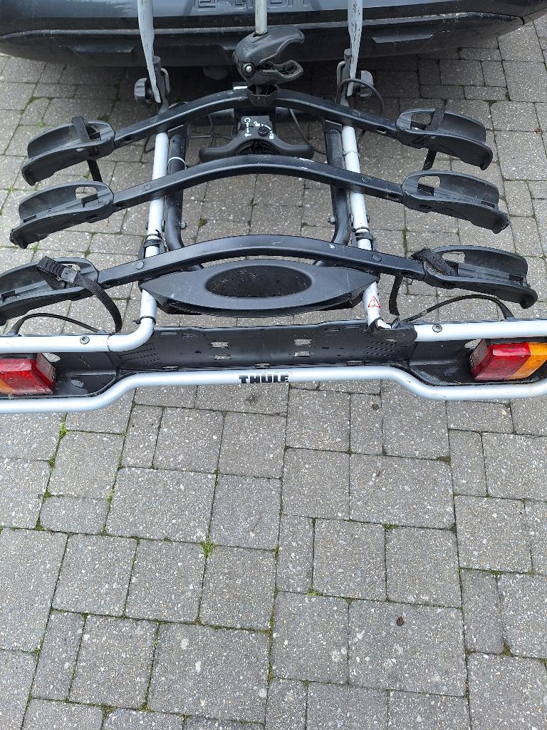 Porte-vélos Thule Euroride 943 - 3 vélos, Autos : Divers, Porte-vélos, Enlèvement, 3 vélos ou plus, Utilisé, Support d'attelage