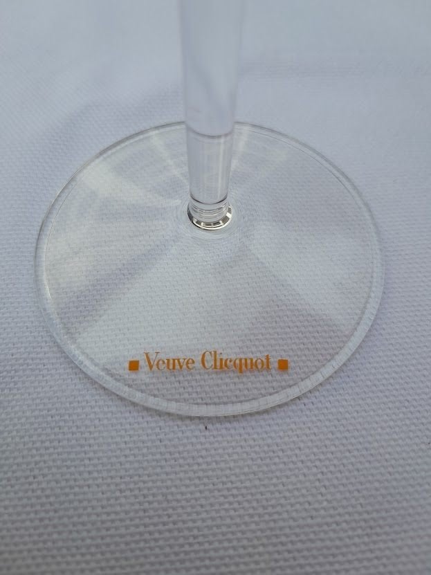 Verres à champagne Veuve Clicquot « Prestige » 5 pièces, Enlèvement ou Envoi, Comme neuf, Autres types