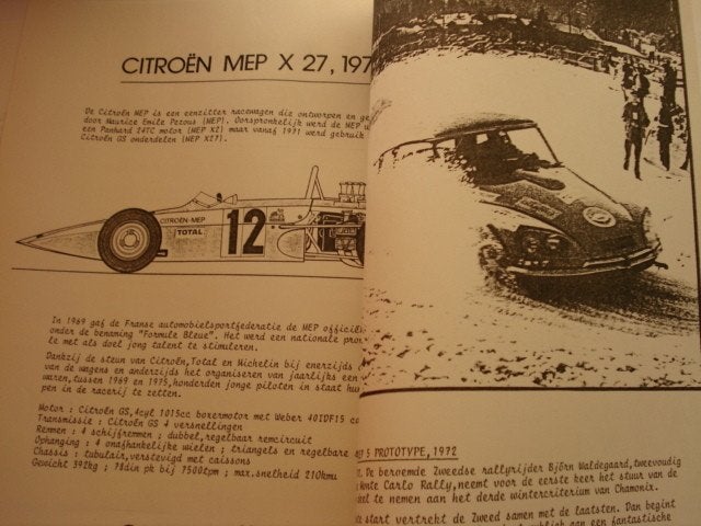 Dossier de presse préliminaire Citroën Sport 1988, Envoi, Comme neuf, Citroën