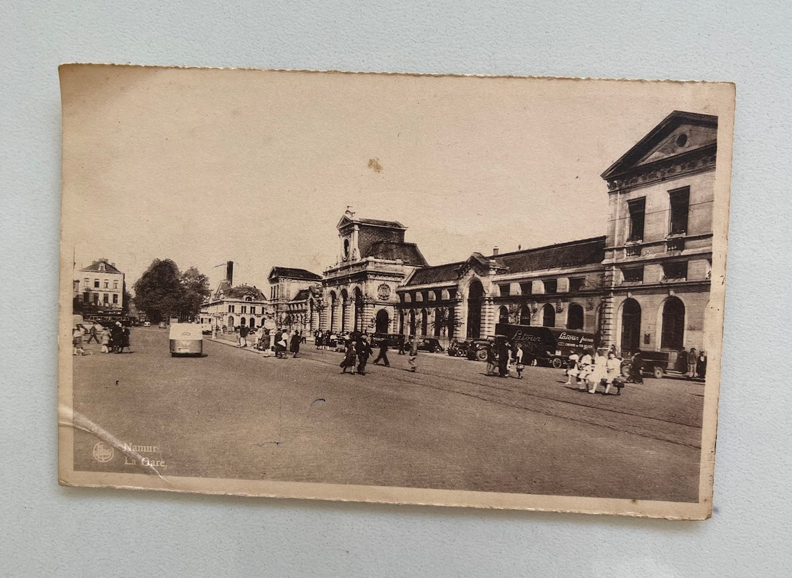 originele fotokaart van Namur (La Gare)., Verzamelen, Ophalen of Verzenden, Antwerpen
