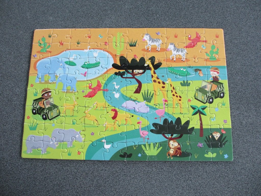 kinder puzzel, Ophalen, Meer dan 50 stukjes, Zo goed als nieuw, 6 jaar of ouder