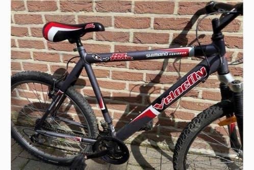 VTT Velocity – Shimano Tourney - RevoShift – très bon état, Autres marques, Frein sur jante, 49 à 53 cm, Enlèvement