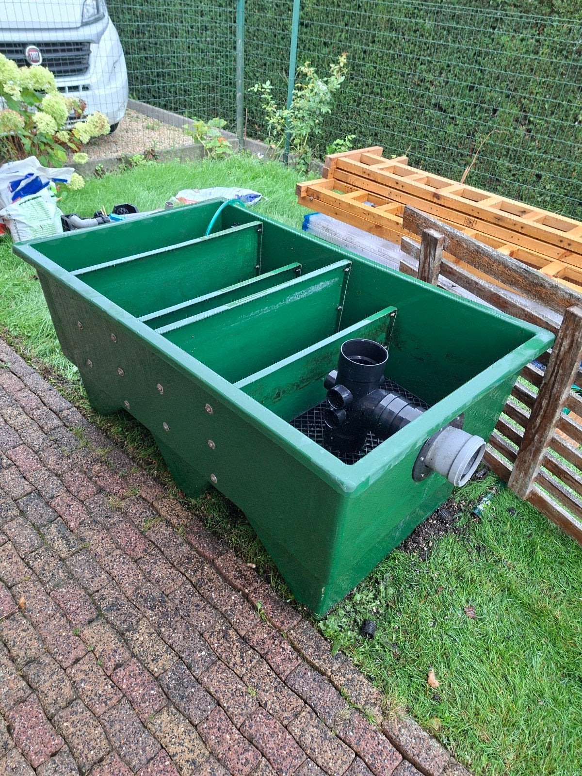 5kamer filter 10000l., Jardin & Terrasse, Enlèvement, Utilisé, Filtre de bassin