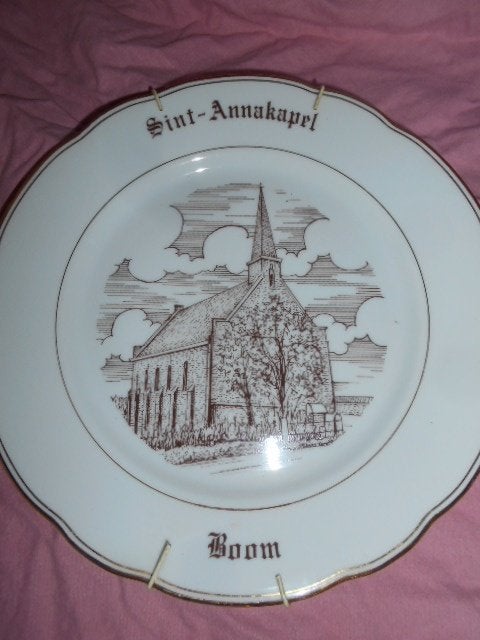 6 assiettes en porcelaine - Stad Boom, Enlèvement ou Envoi