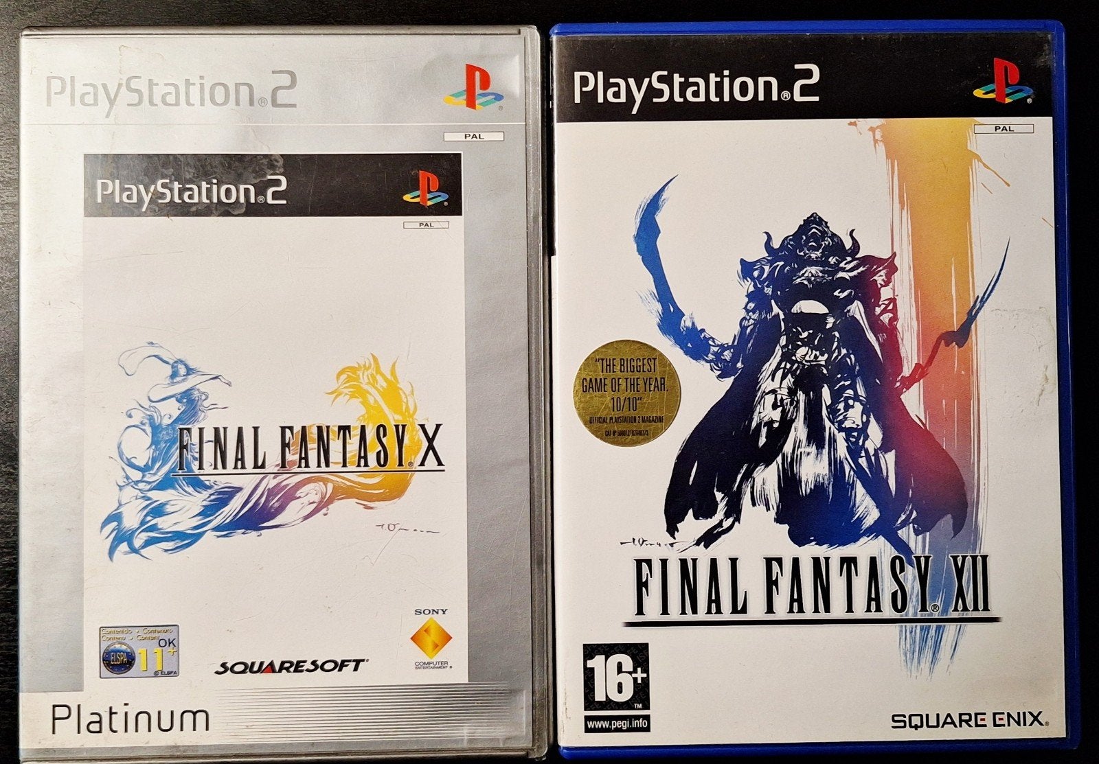 Pack combiné PS2 Final Fantasy : X & XII (2 jeux), Consoles de jeu & Jeux vidéo, Enlèvement ou Envoi, Utilisé, À partir de 16 ans