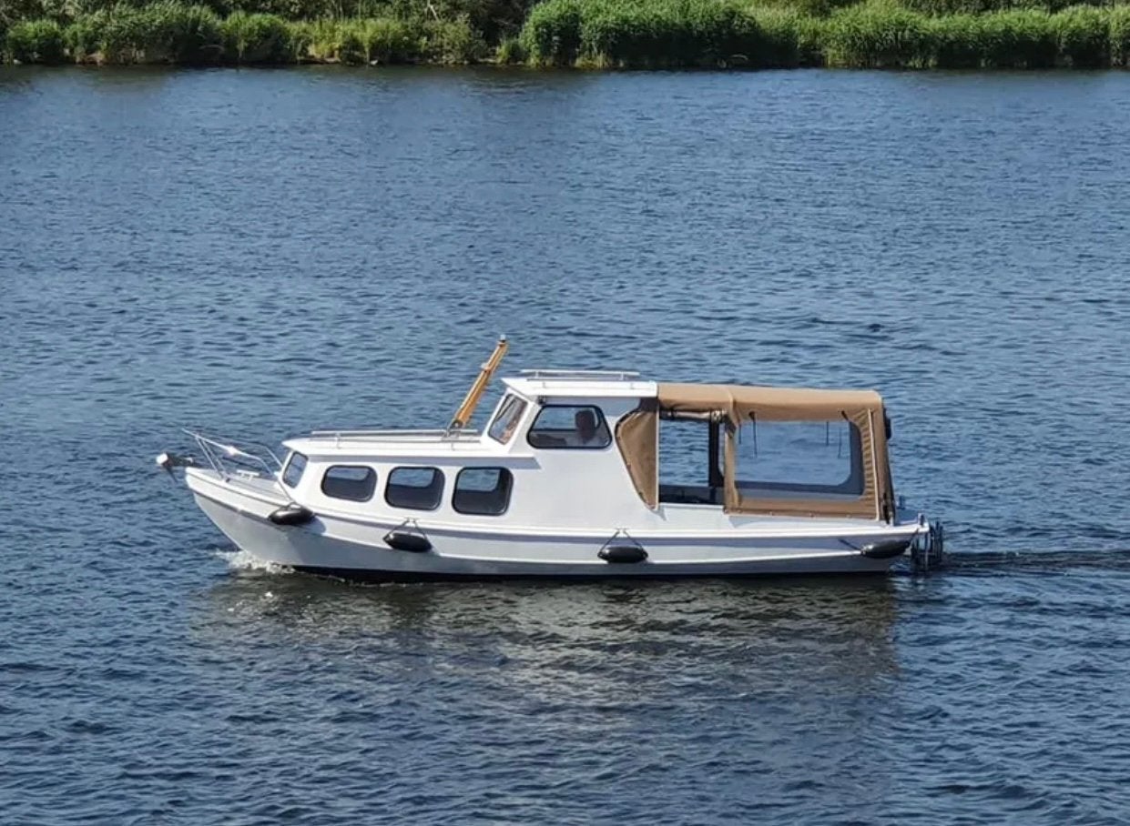 Bruijsvlet 800 OK, Watersport en Boten, Motorboten en Motorjachten, Binnenboordmotor, Diesel, 100 cm, Boegschroef