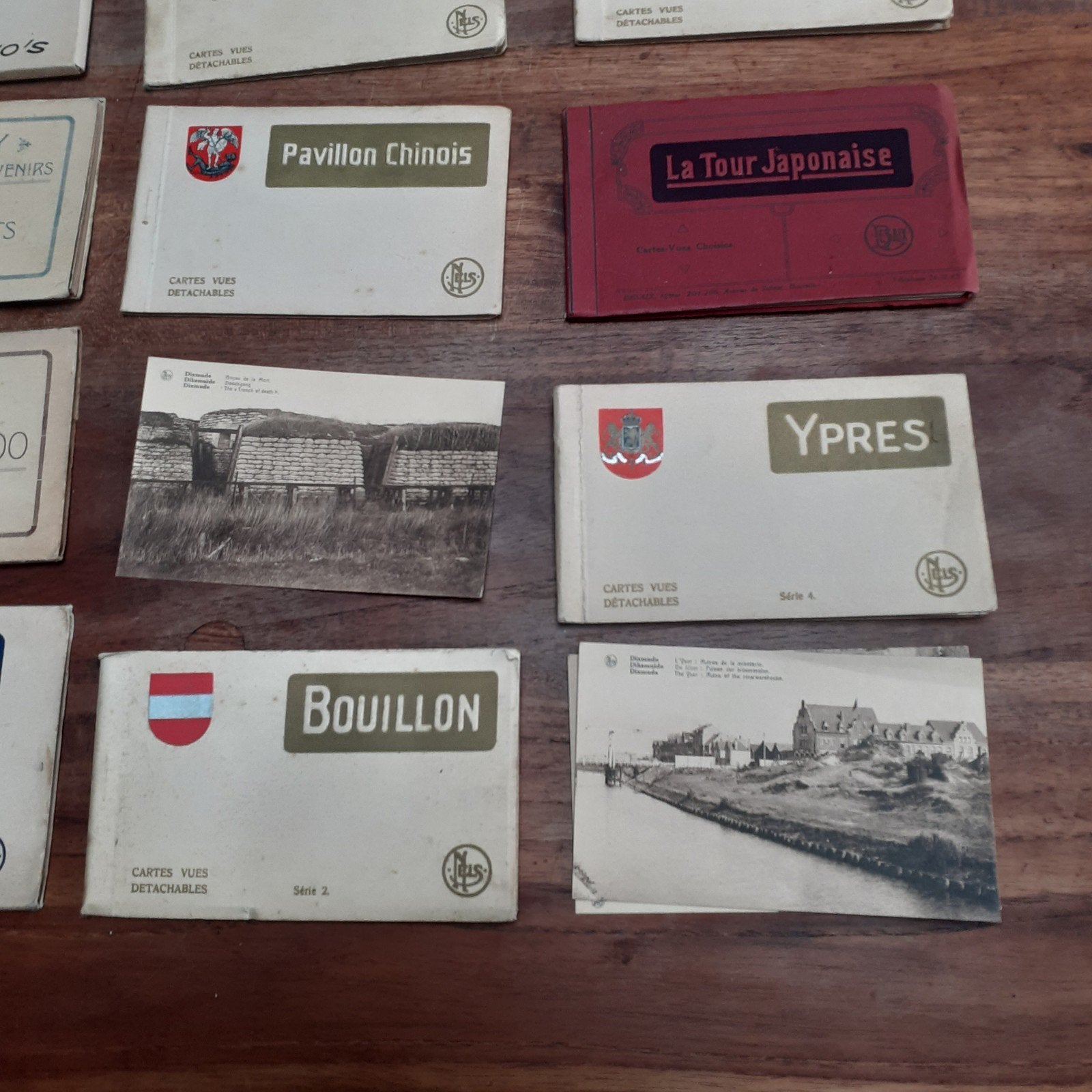 Oude postkaarten Belgische steden, Ophalen of Verzenden