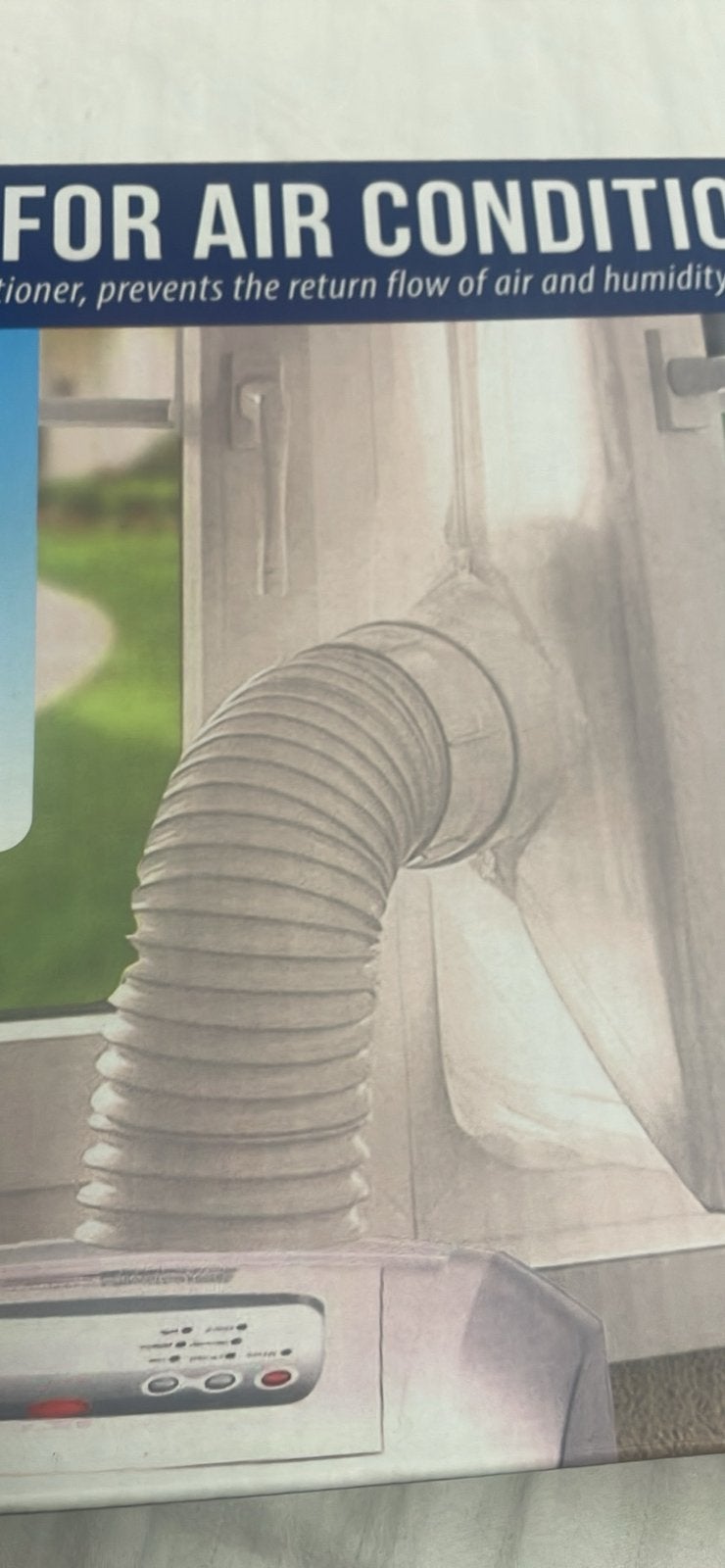 Nieuwe doos met raamafdichting voor airconditioner, Doe-het-zelf en Bouw, Meetapparatuur, Ophalen, Nieuw