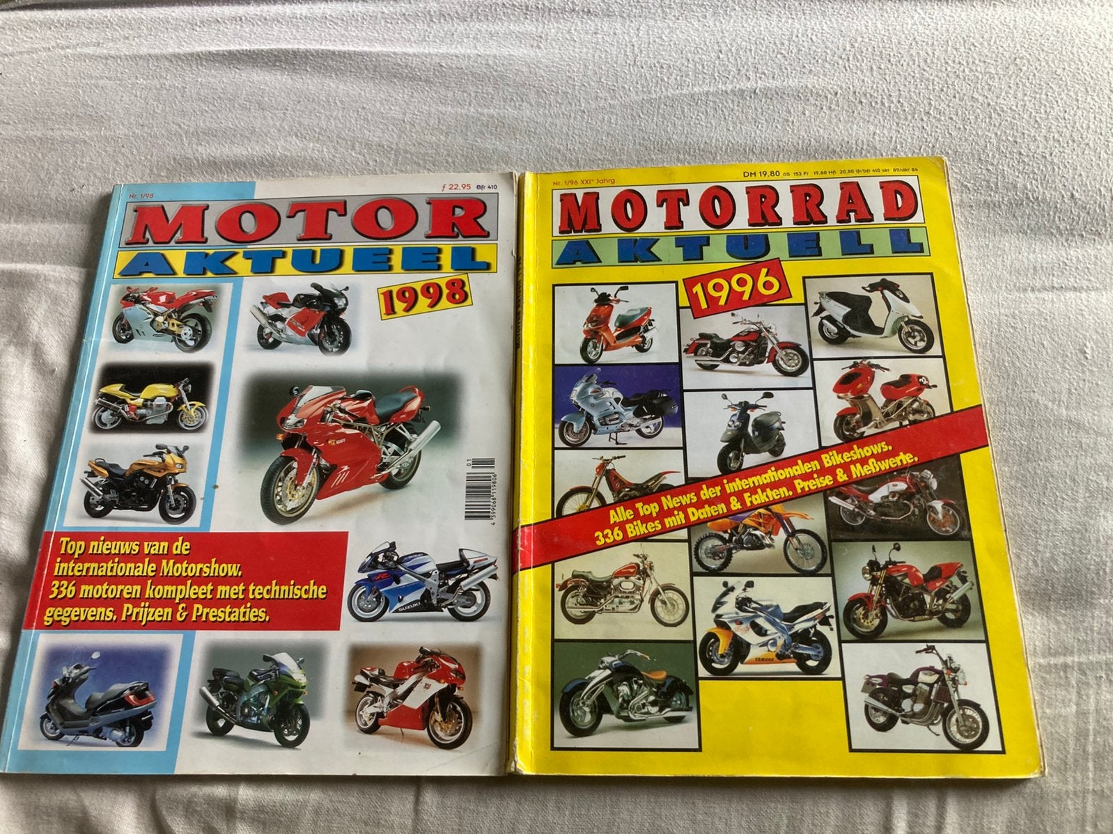 2 Motor Aktuell jaarboeken 1996 & 1998 – €15, Boeken, Tijdschriften en Kranten, Ophalen, Zo goed als nieuw
