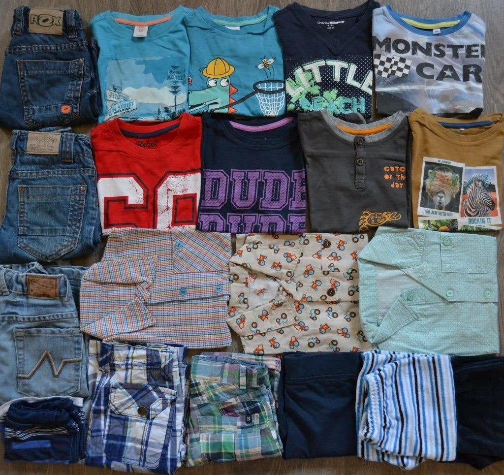 Pakket kledij maat 104/110, Enfants & Bébés, Paquets de vêtements pour enfants, Utilisé, Taille 104, Enlèvement ou Envoi