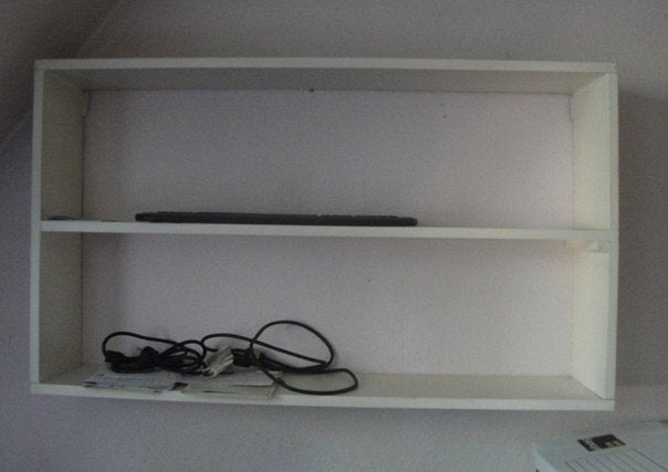 Houten (wand)(boeken) rek, Huis en Inrichting, Ophalen, Gebruikt