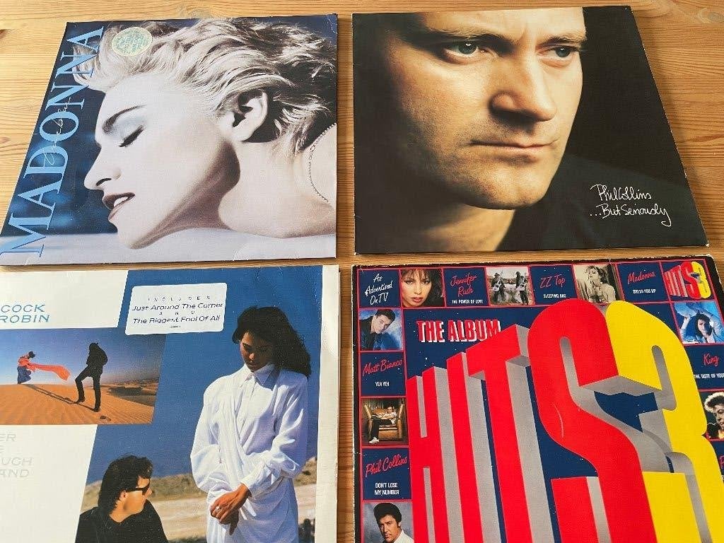 4X LP jaren 80 - Vinyl, Ophalen of Verzenden, Zo goed als nieuw, Classic Rock, LP