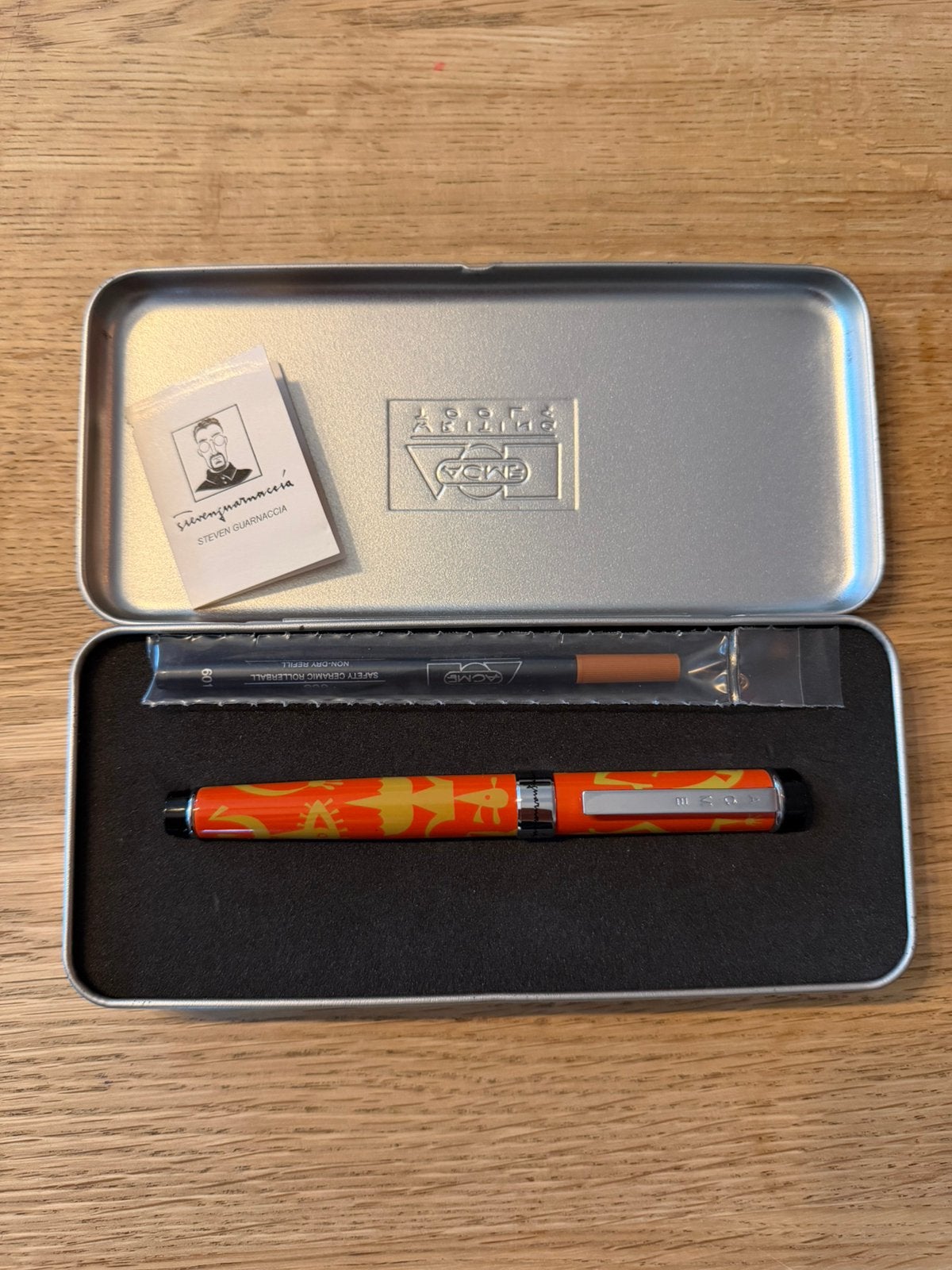 Steven Guarnaccia ACME pen, Verzamelen, Pennenverzamelingen, Ophalen, Zo goed als nieuw, Vulpen