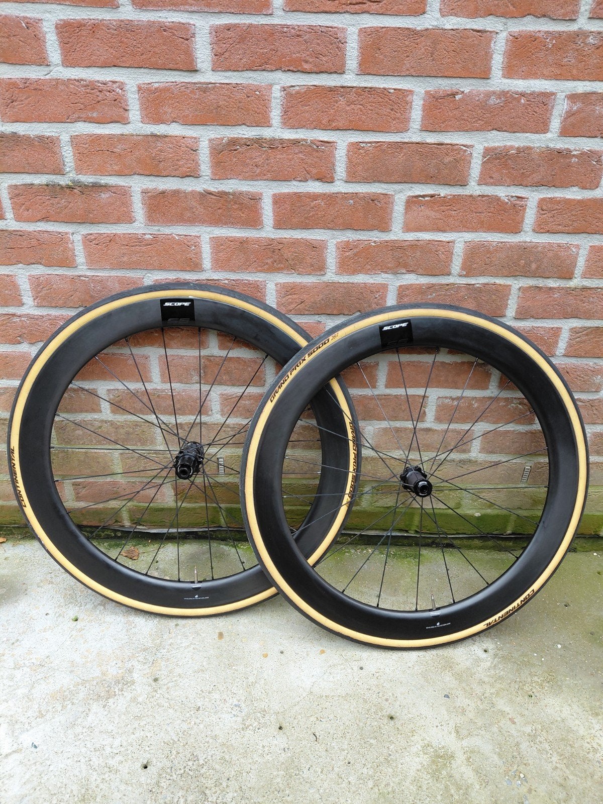 Roues carbone Scope S5 à disques comme neuves, Enlèvement, Carbone