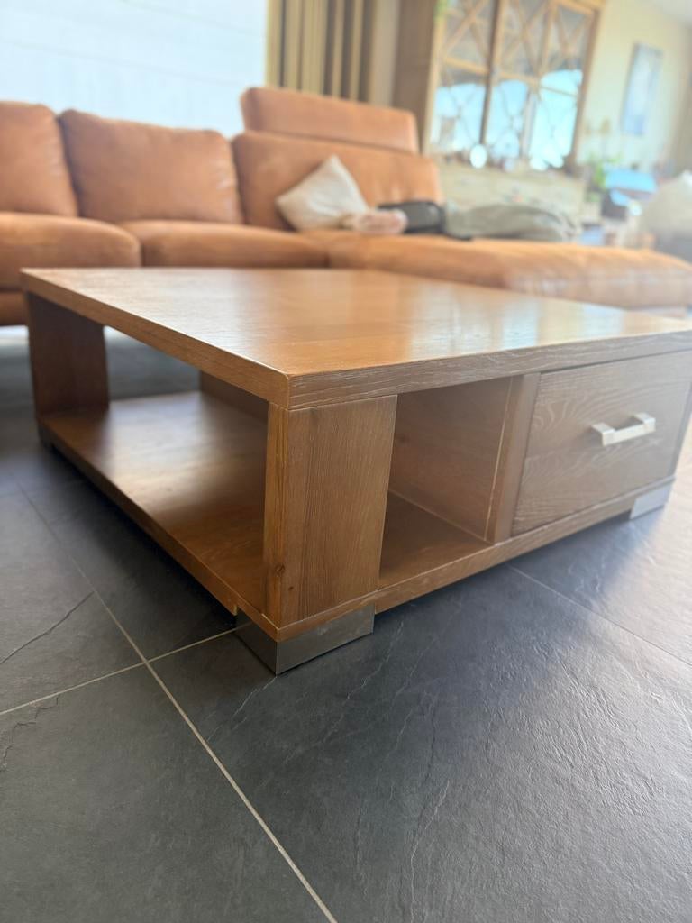 Table basse en bois robuste et robuste mesurant 1 m sur 1 m, Moins de 50 cm, 50 à 100 cm, Carré, Enlèvement