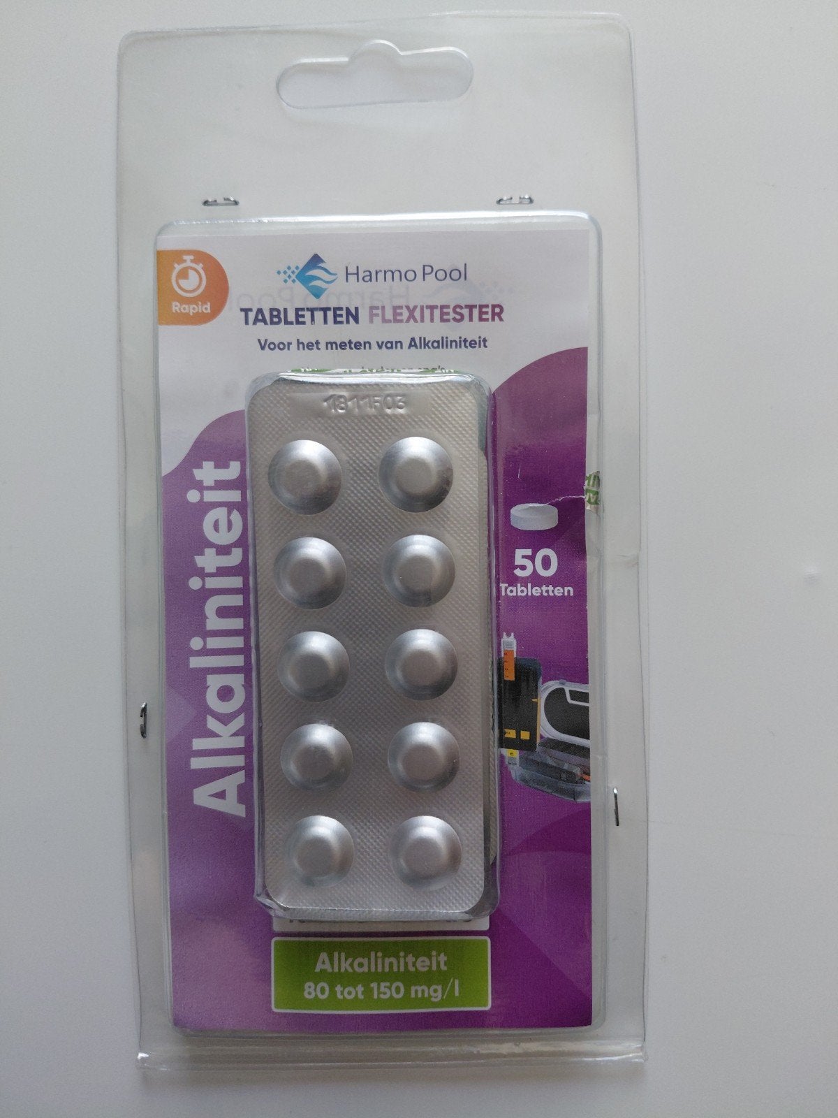 alcaliniteit tabletten voor flexitester zwembad, Ophalen