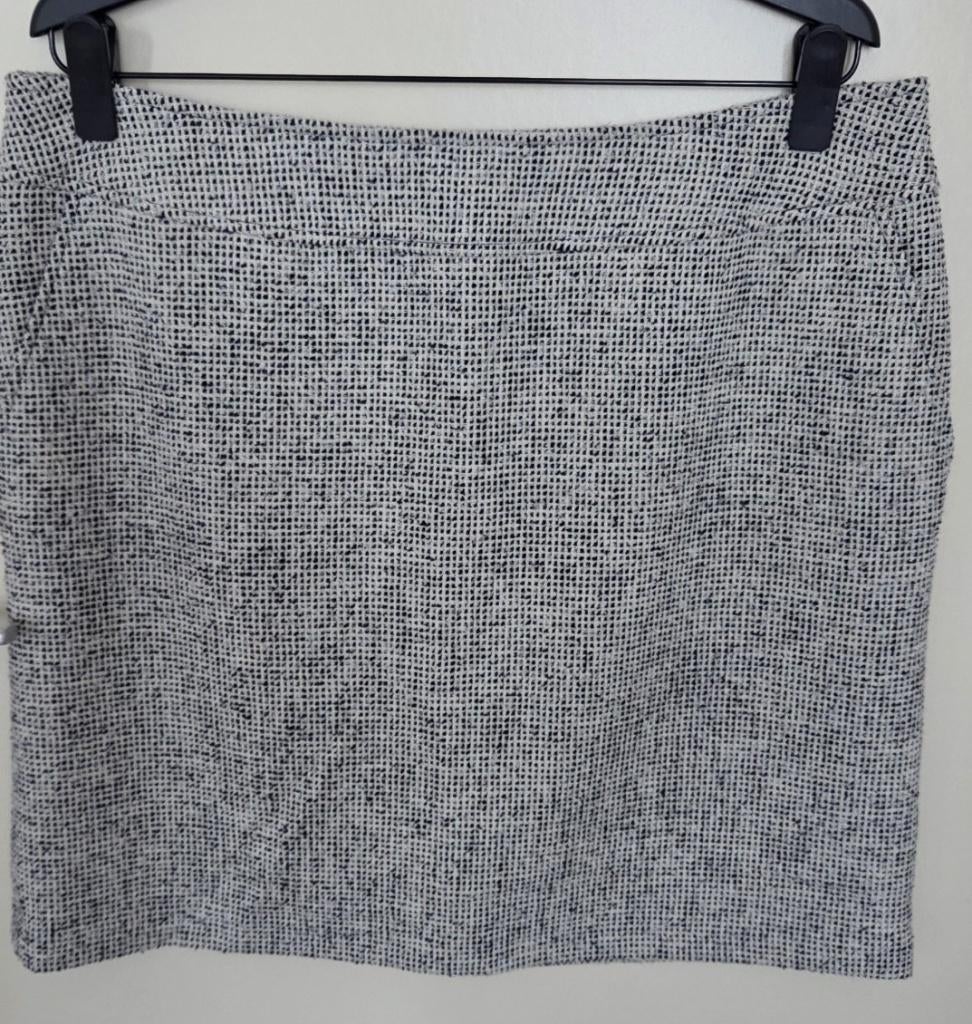 Zwart witte gespikkelde mini rok van marie méro, Kleding | Dames, Maat 42/44 (L), Marie Méro, Ophalen of Verzenden, Grijs