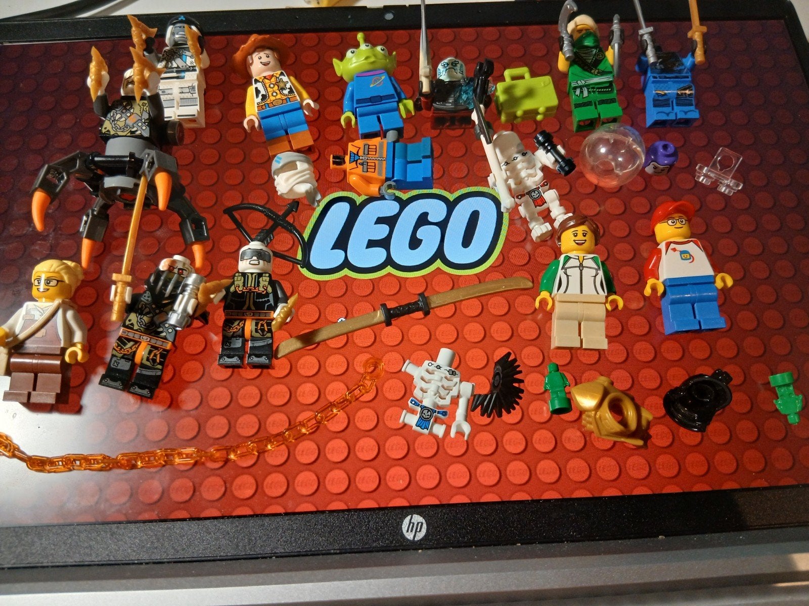Partij LEGO Minifiguren - o.a. Ninjago & Toy Story+aseswares, Kinderen en Baby's, Ophalen, City, Lego, Minifiguur