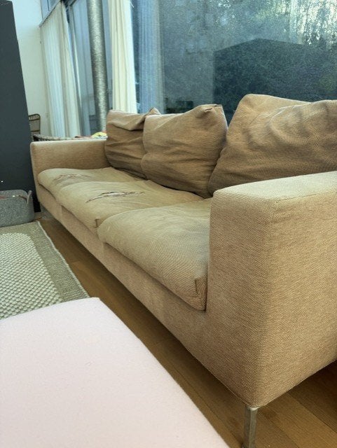 Vintage Living Divani sofa's. Te herstofferen, Ophalen, Gebruikt, Rechte bank, Stof