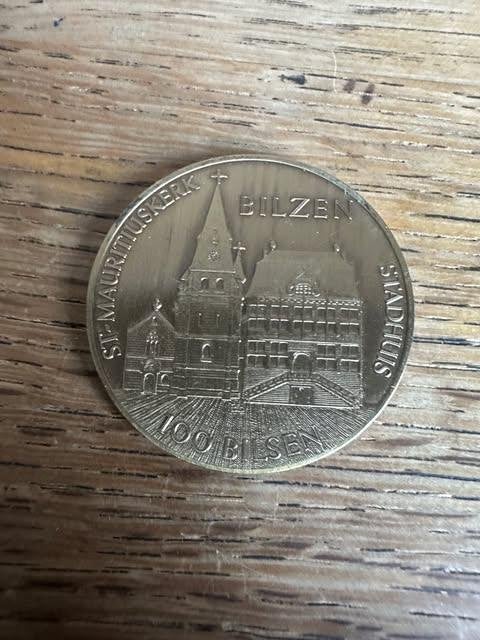 munt 100 bilsen  Bilzen, Ophalen of Verzenden, Losse munt