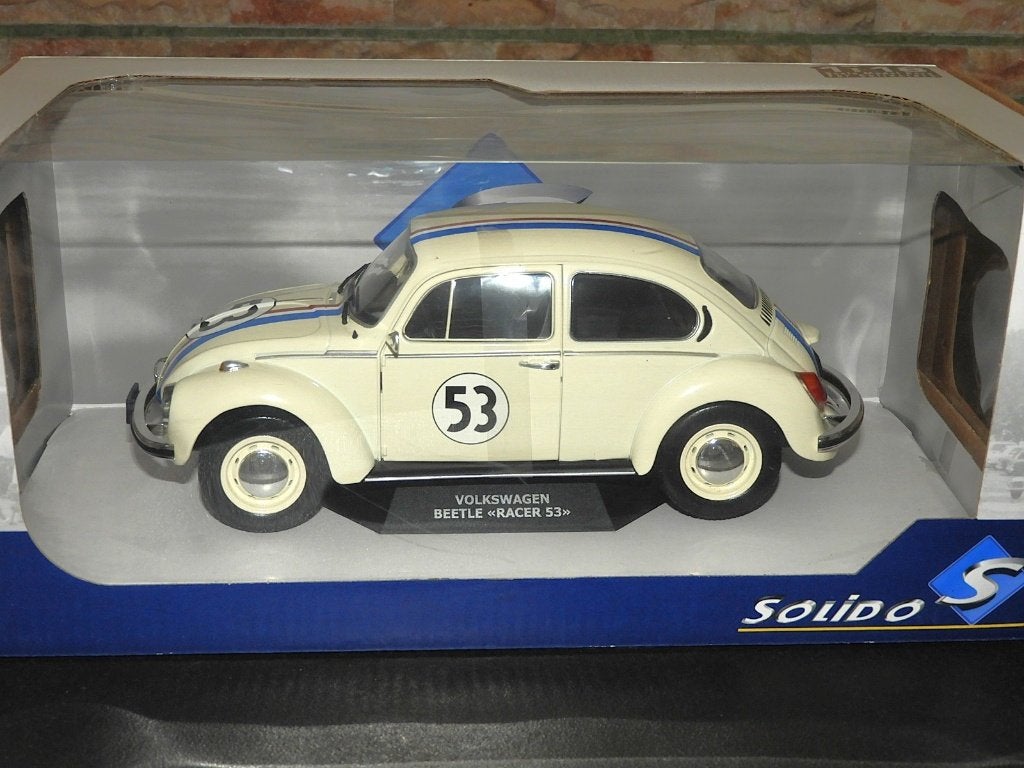 Volkswagen Beetle Racer 53 / VW Coccinelle - Echelle 1/18, Enlèvement ou Envoi, Neuf, Voiture, Solido