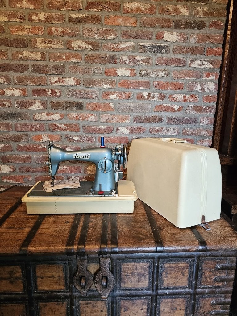 Kraft naaimachine jaren vijftig, Antiek en Kunst, Ophalen of Verzenden