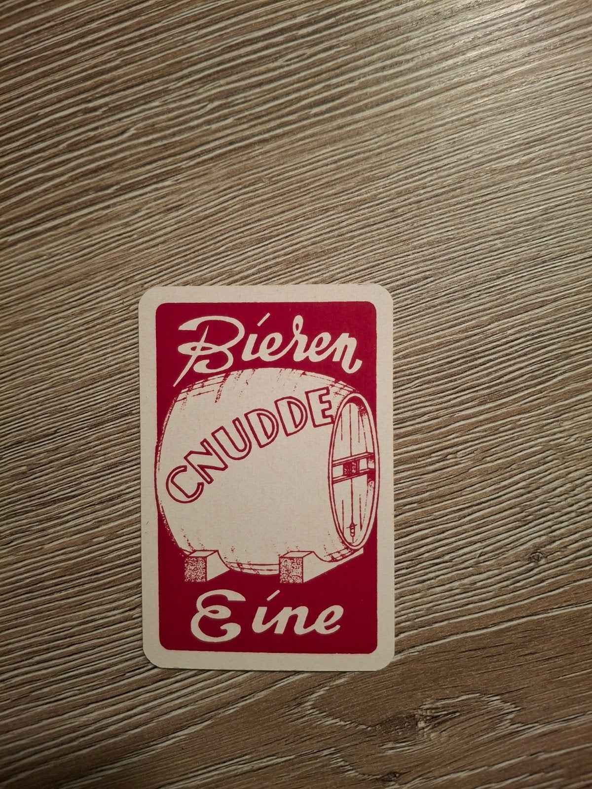 Oude speelkaart bieren cnudde, Ophalen of Verzenden