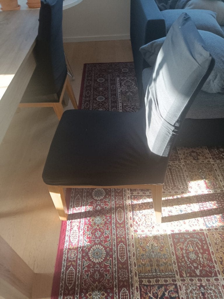 Lot de 4 chaises IKEA Henriksdal – structure bois clair, Maison & Meubles, Enlèvement, Bois