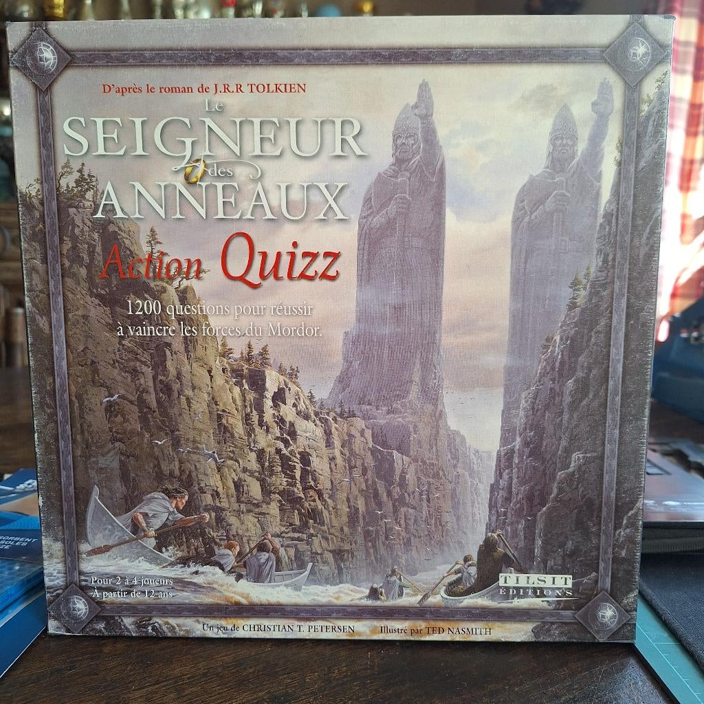 LE SEIGNEUR DES ANNEAUX ACTION QUIZZ, Trois ou quatre joueurs, Envoi, Comme neuf, TILSIT