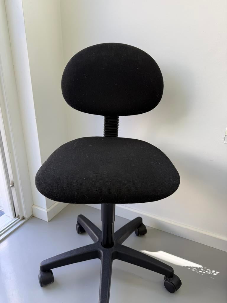 Bureaustoel, Ophalen, Gebruikt, Zwart, Bureaustoel