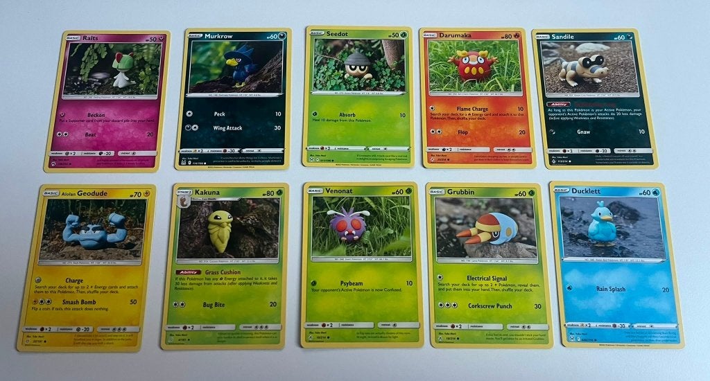 Diverse Pokemon Kaarten van Artiest Yuka Morii, Ophalen, Zo goed als nieuw, Meerdere kaarten